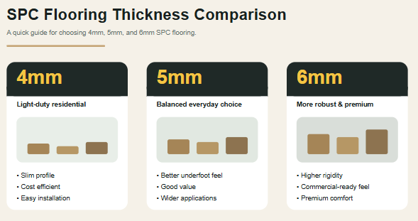 SPC Floor 4mm 5mm 6mm