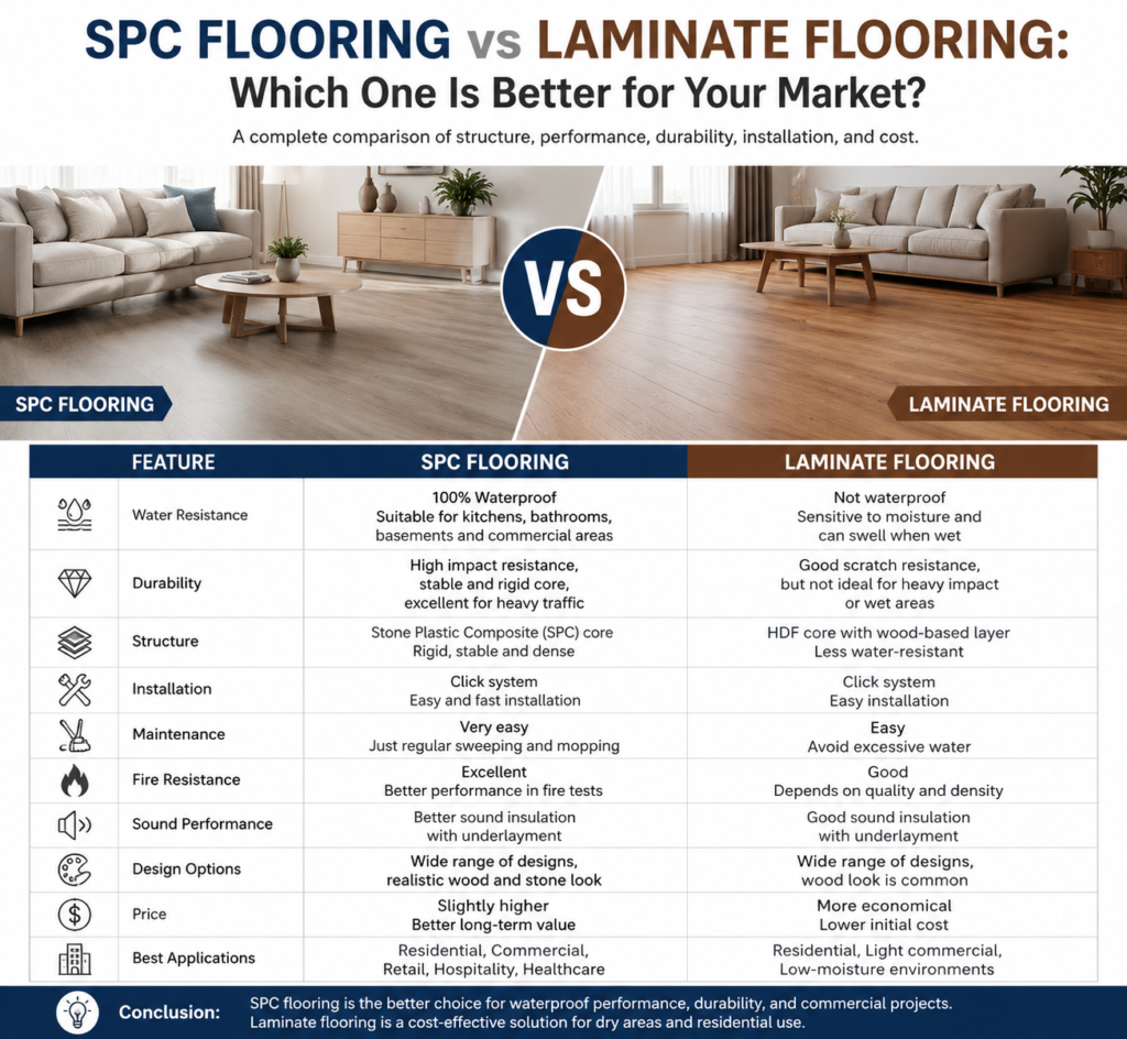Spc flooring vs laminate flooring