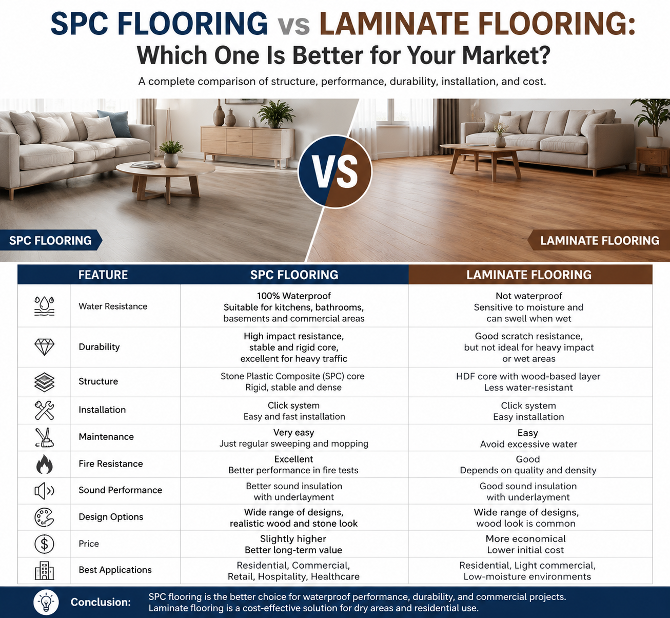 Spc flooring vs laminate flooring