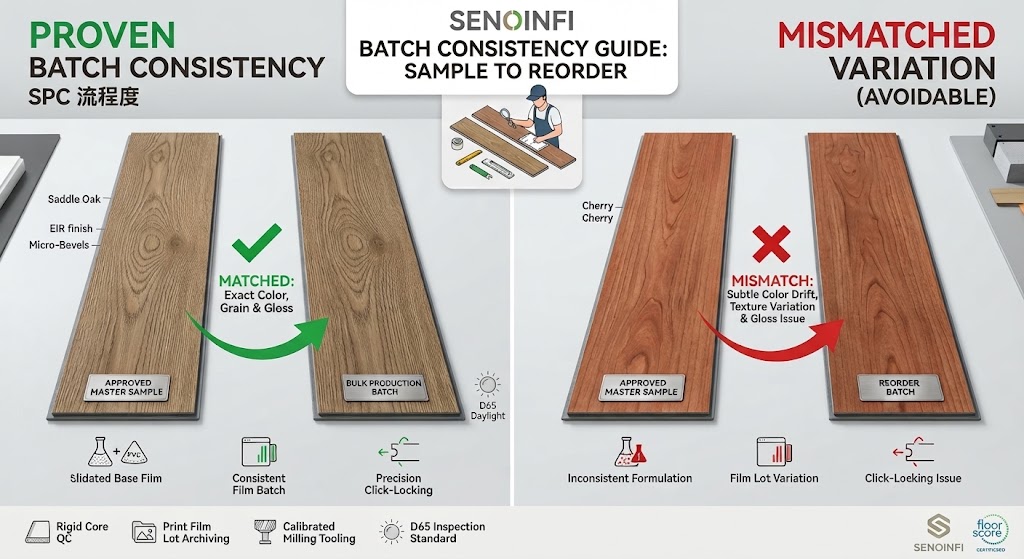 SPC Flooring Batch Consistency