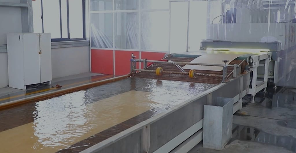 SPC flooring production process step 3