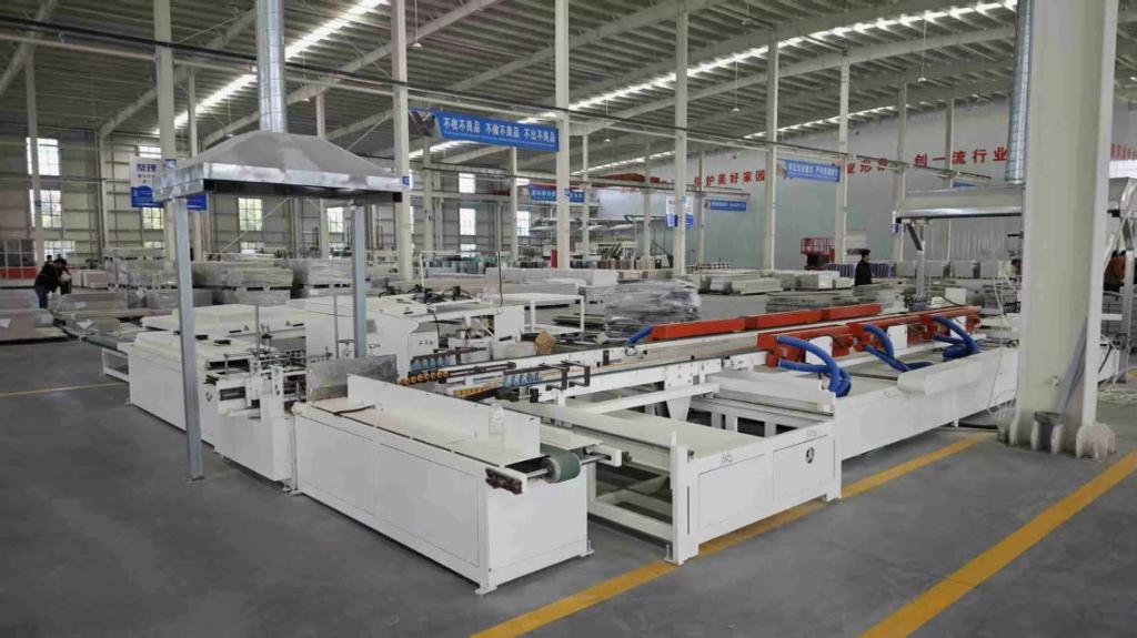 SPC flooring production process step 5