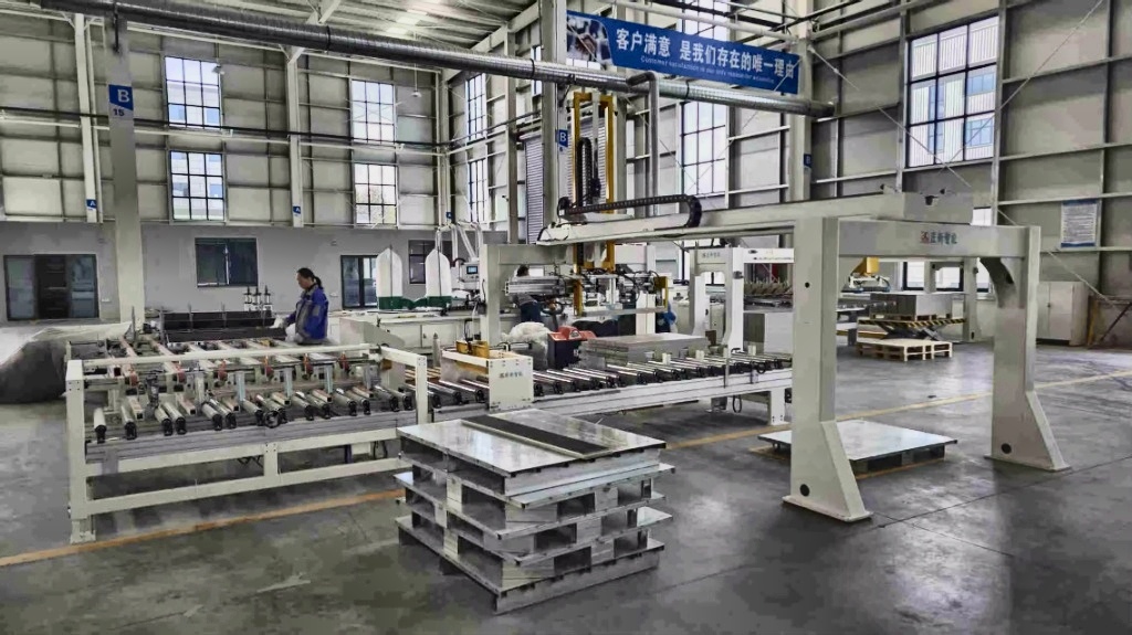 SPC flooring production process step 6