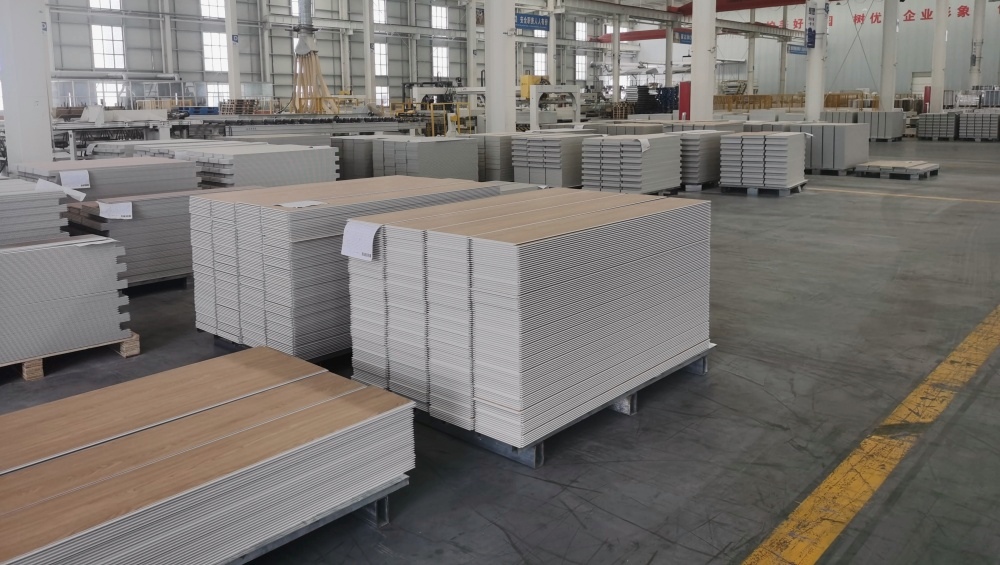 SPC flooring production process step 7